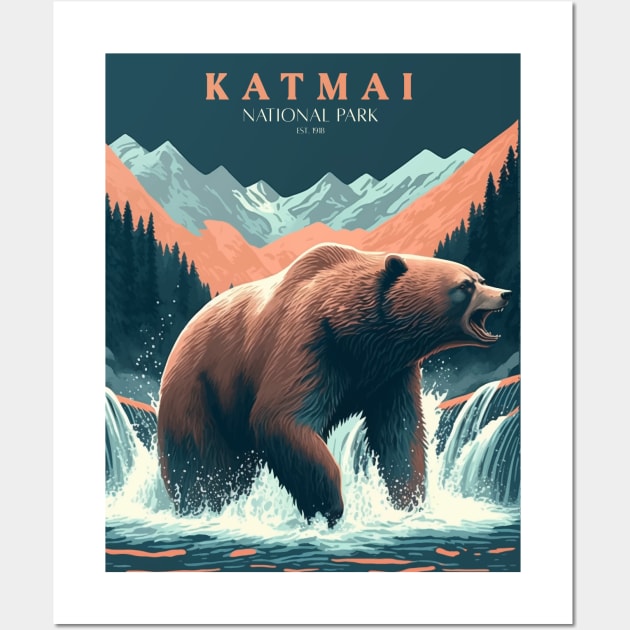 Katmai National Park Wall Art by Wintrly